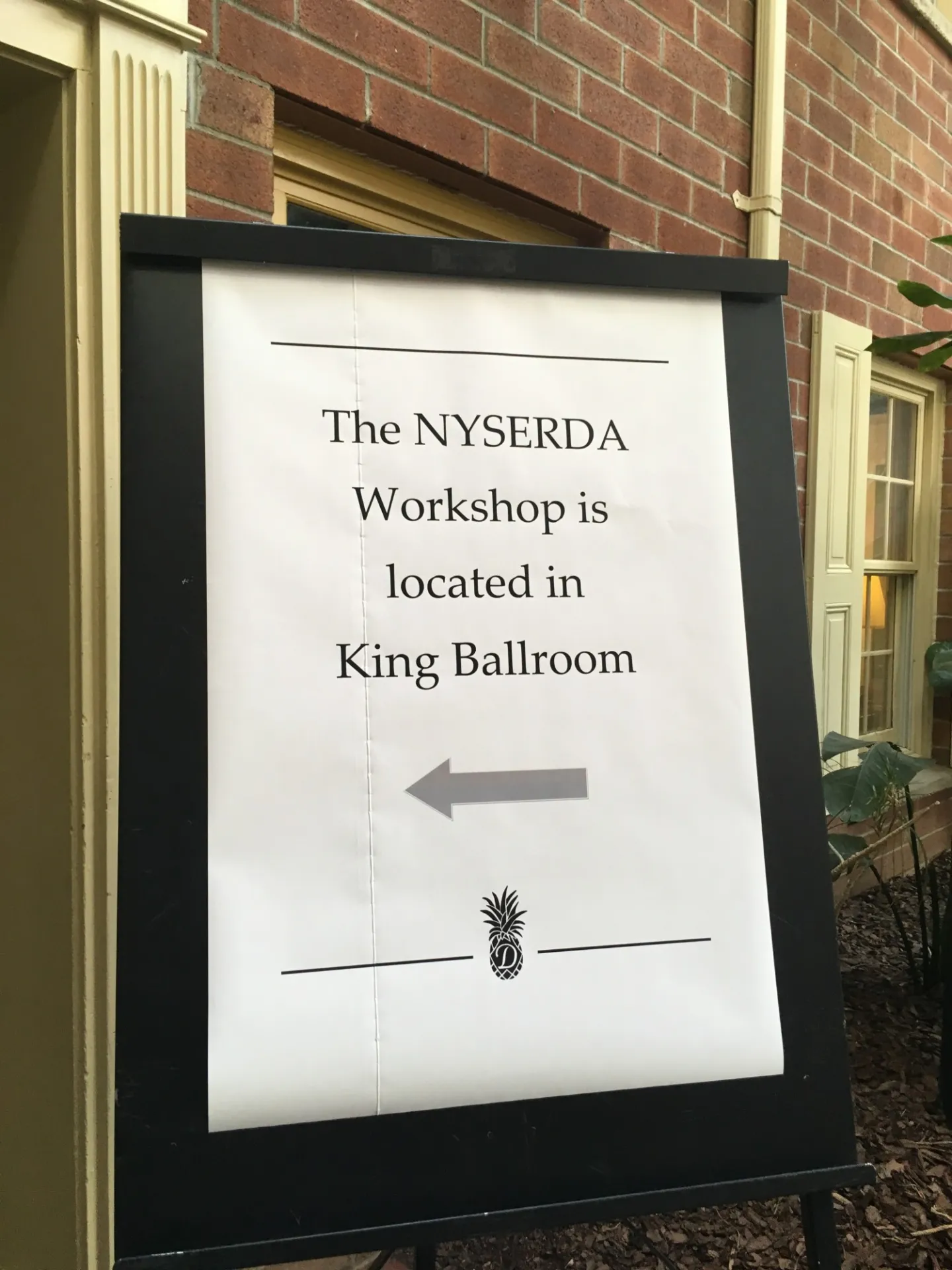 NYSERDA sign
