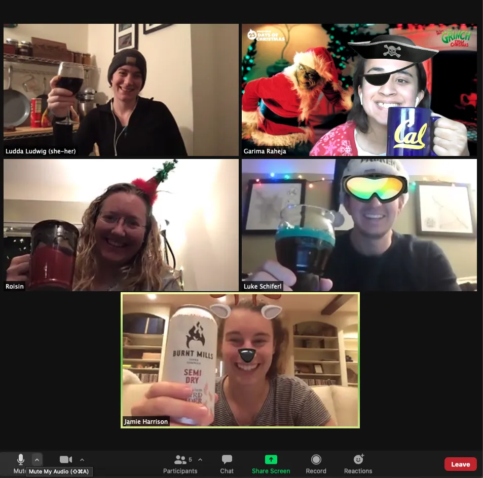 Holiday Group photo on zoom 2020