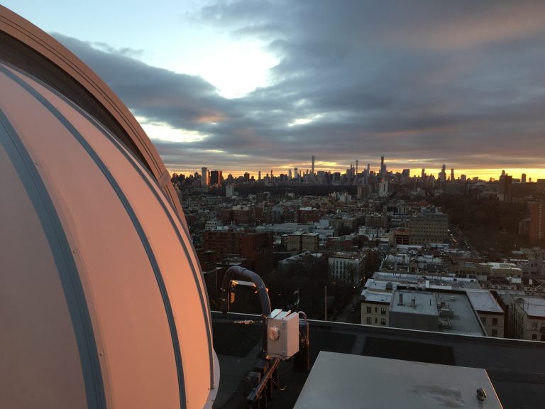 Midtown NYC as seen from the NGENS Observatory in Harlem