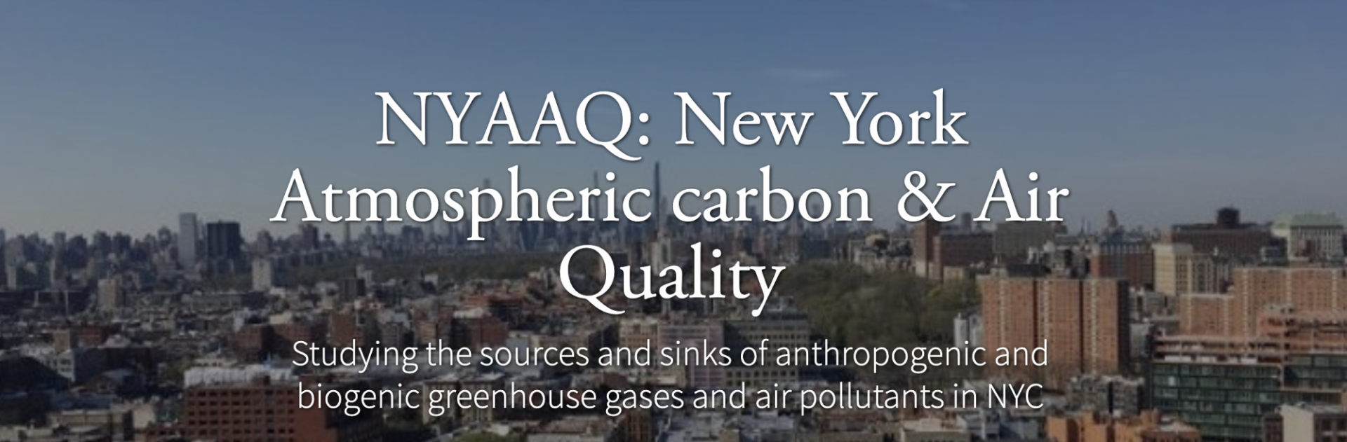 NYAAQ Project website coming soon NYAAQ Project website coming soon